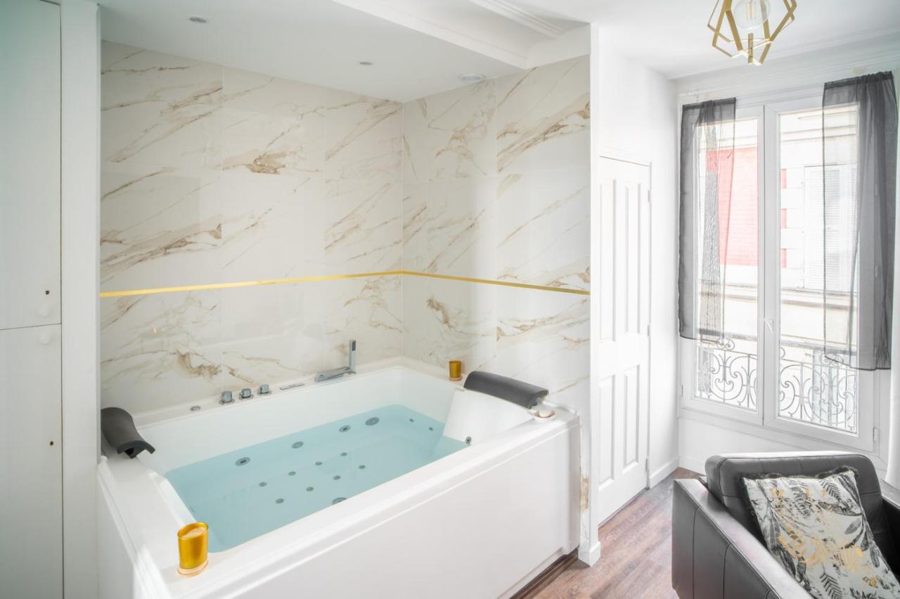 Suite L'Eclipse Paris, Logement Avec Jacuzzi, A 10 Minutes Des Champs Elysees Levallois-Perret Kültér fotó